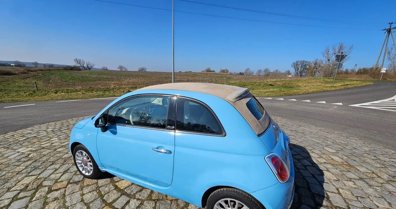 Fiat 500 cena 18900 przebieg: 122373, rok produkcji 2014 z Chodzież małe 781